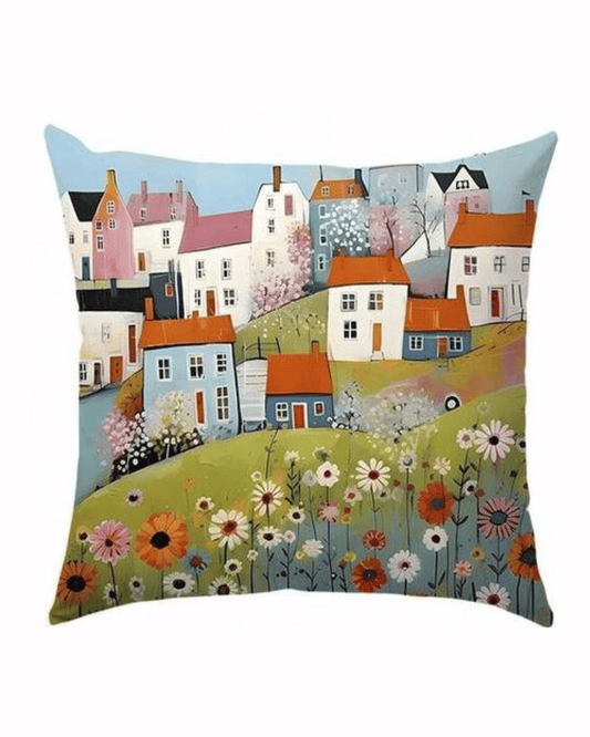 Floral Village Cushion Set (4 Pieces)